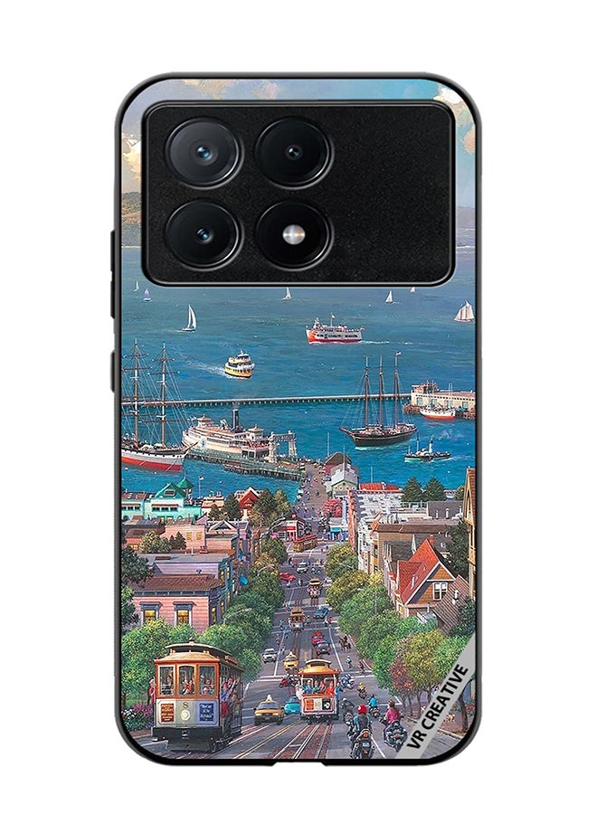 VR CREATIVE Protective Case Cover For Xiaomi Poco X6 Pro Park West Gallery Design Multicolour - Image 1