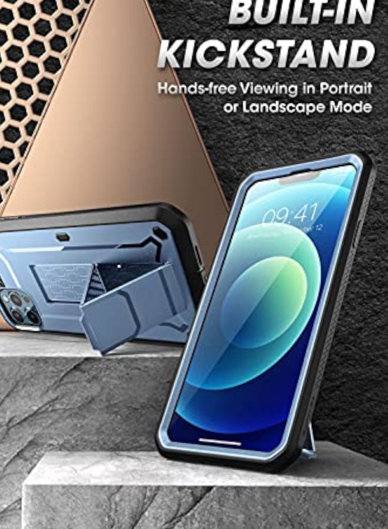 SUPCASE Unicorn Beetle Pro Series Case Designed For iPhone 13 Pro, 6.1" (2021 Release), Full-Body Rugged Holster Case With Built-in Screen Protector & Kickstand & Belt-Clip - Tilt - Image 4