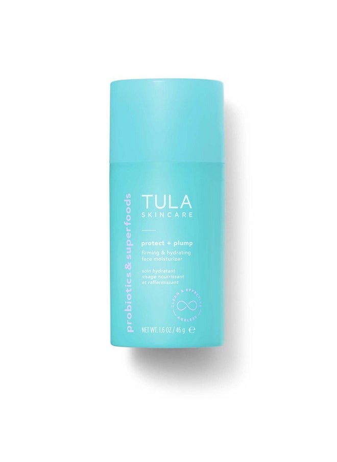 TULA TULA Skin Care Protect + Plump Firming & Hydrating Face Moisturizer - Skincare-First, Daily Ageless Moisturizer, Minimizes the Look of Wrinkles & Fine Lines, 1.6 oz.  - Image 1