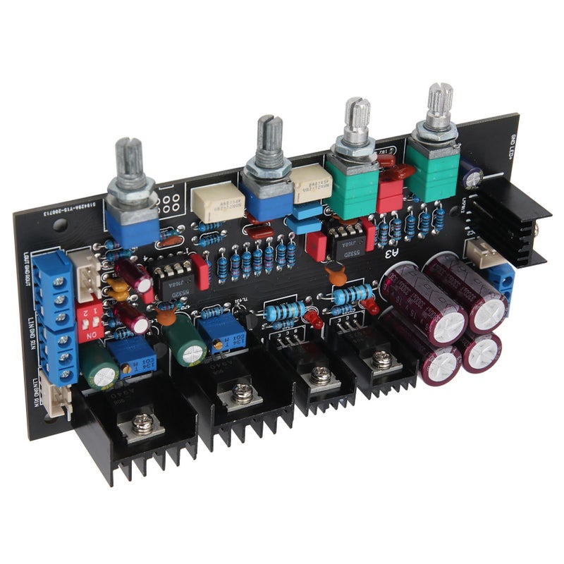 A3 فئة A مودول مضخم صوت HiFi مسبق مع 4 مقابض تحكم ومزيل الصوت الرقمي - Image 5
