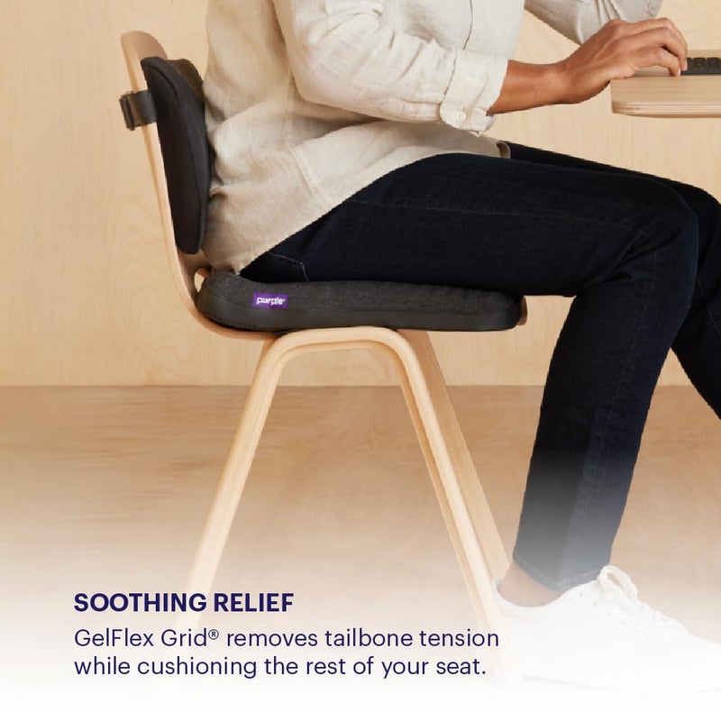 Purple Simply Seat Cushion | Pressure Reducing Grid Designed for Ultimate Comfort | Designed for Cars and Travel | Made in The USA - Image 5