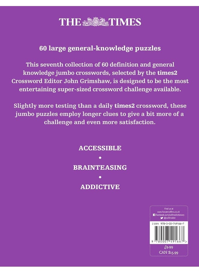 The Times 2 Jumbo Crossword Book 7: 60 Large General-Knowledge Crossword Puzzles  - Image 2
