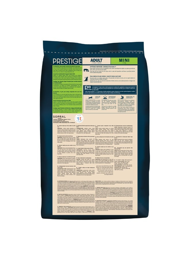 Pro nutrition Prestige Dog Adult Mini 8Kg - Image 2