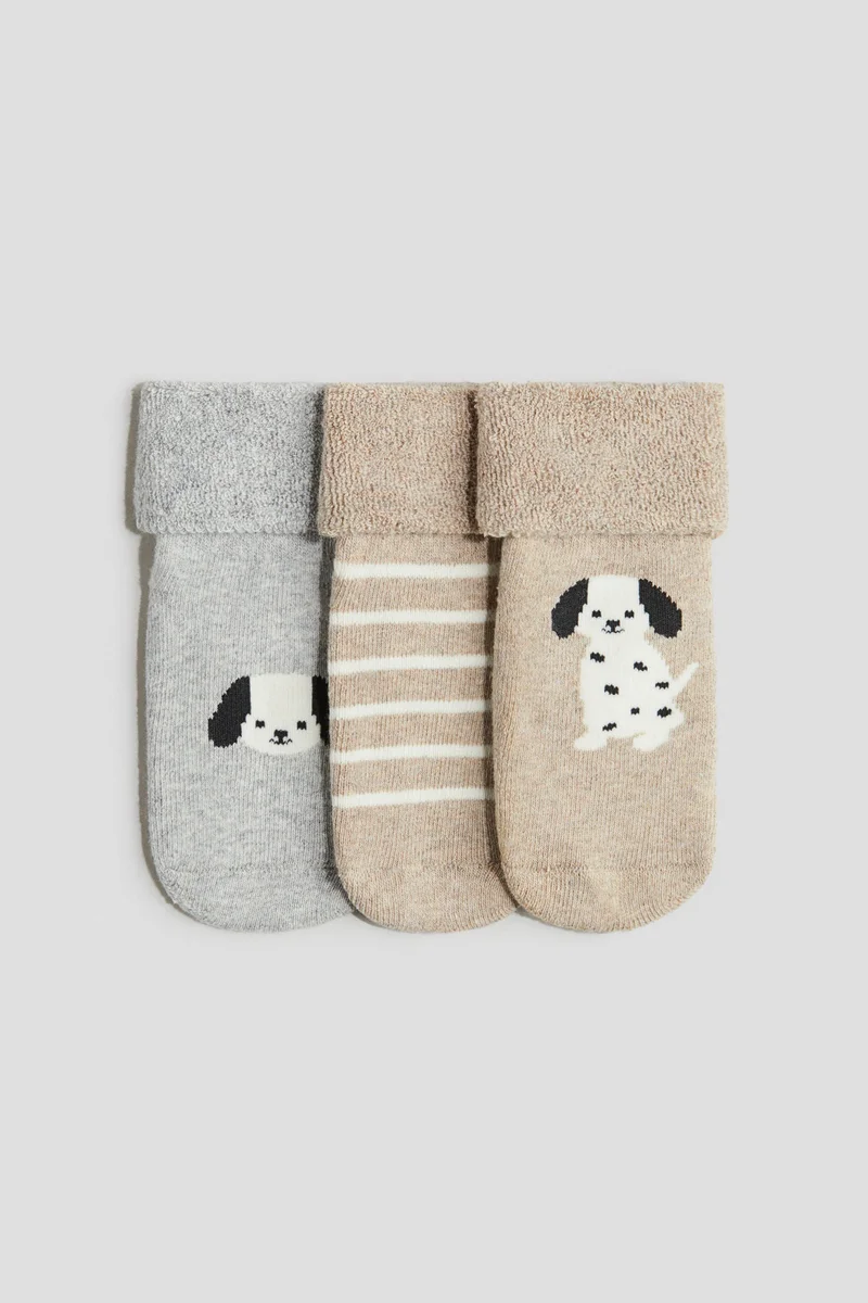 H&M 3-pack terry socks