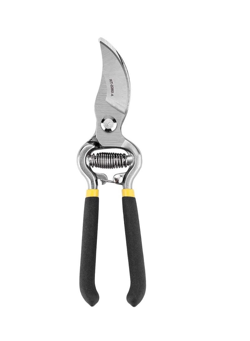 ABBASALI 8" Carbon Steel Gardening Plant Scissor Branch Pruner - Image 1