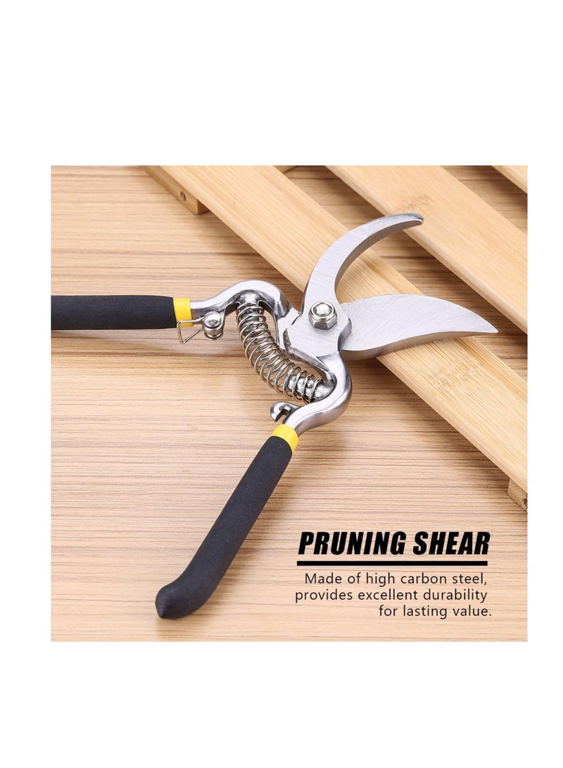 ABBASALI 8" Carbon Steel Gardening Plant Scissor Branch Pruner - Image 4