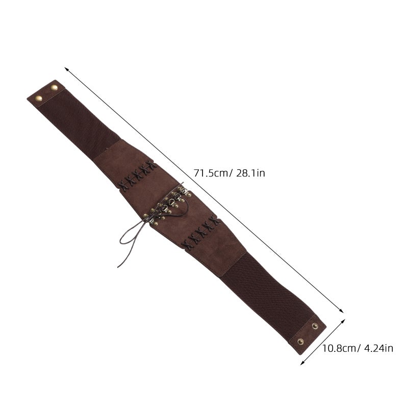 Fashionable Wide Waist Belt For Women Coat Accessory Cute Pu Sash Belt For Vintage Waist Belt Boho Styles Waist Belt - Image 5