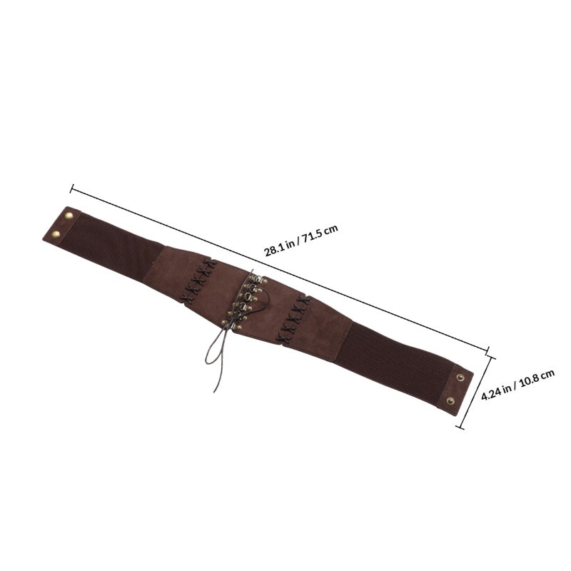 Fashionable Wide Waist Belt For Women Coat Accessory Cute Pu Sash Belt For Vintage Waist Belt Boho Styles Waist Belt - Image 2