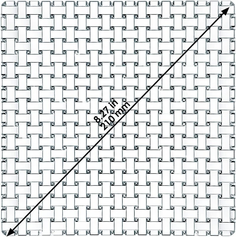 Nachtmann Bossa Nova Collection, Square Platter, Set of 2, Serving Tray, Plate for Food, Charcuterie, Appetizer, Snack, and Dessert Platters, 8.3 Inch, Dishwasher Safe - Image 2