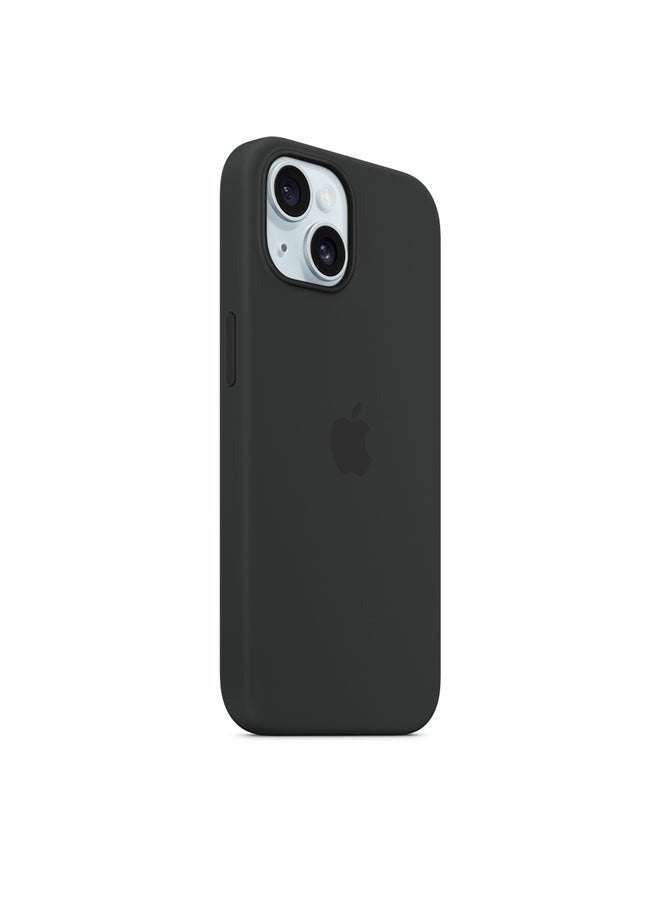 vesus iPhone 15 Plus Silicone Case with MagSafe - Black - Image 2