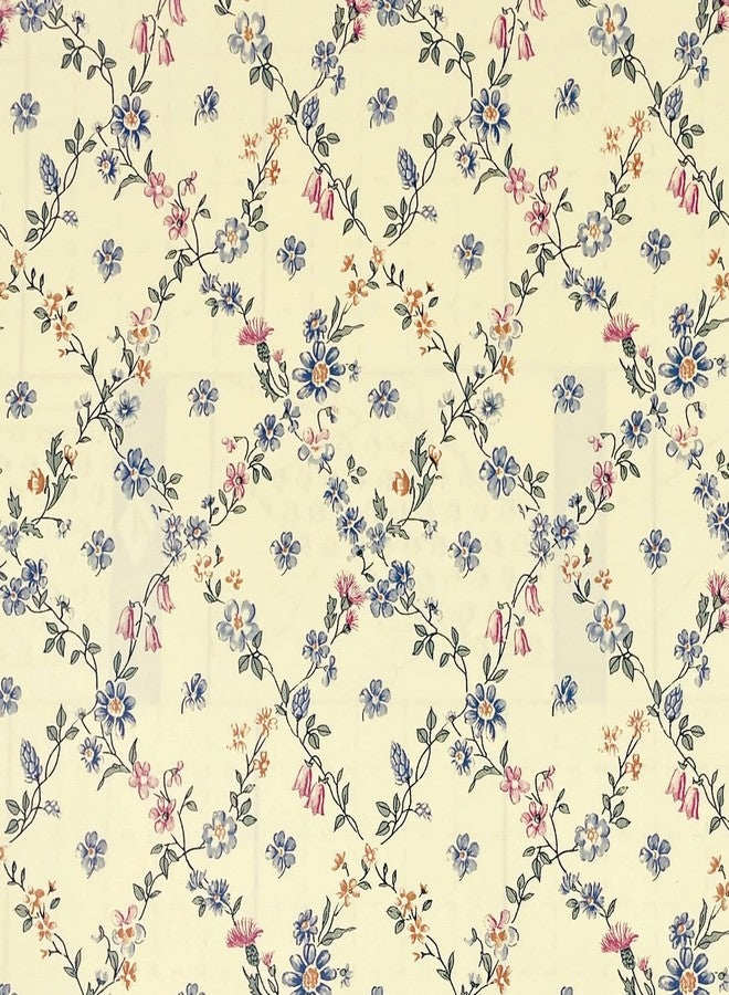Yifasy 19.7ft Roll Flower Wallpaper Self-Adhesive Wall Decor Peel Stick Furniture Liner Redo Countertops Drawer Chests (236x17.7 Inch) - Image 4