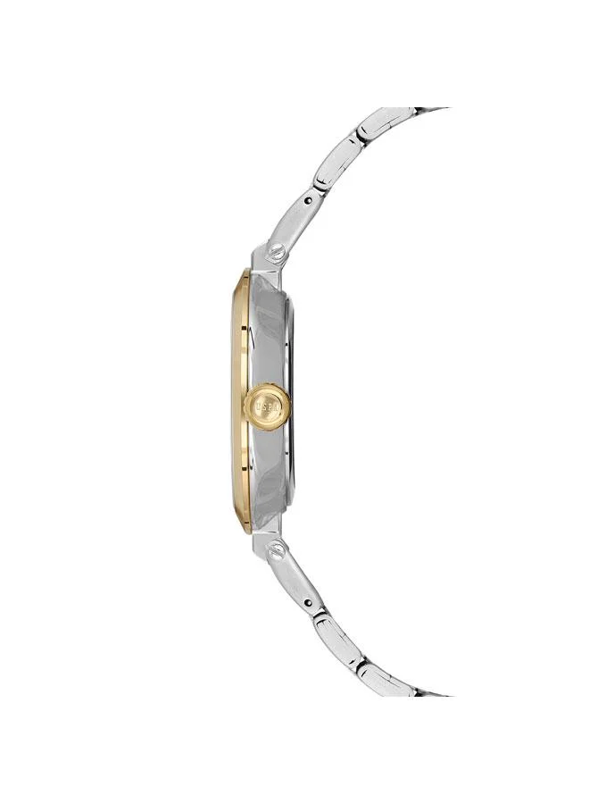U.S. Polo Assn. Novelties 34mm Women's Watch with Green Dial & Stainless Steel Bracelet
