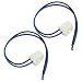 BDFHYK Vkinman 2 Pcs Universal Electric Cooling Fan Pigtail Plug Automotive 2 Terminal Replacement Electrical Harness Connector - Image 2