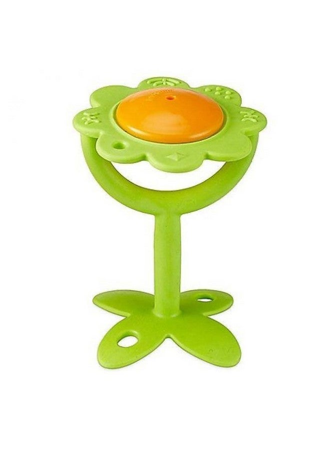 Innobaby Original Teethin' Smart Ez Grip Flower Teether Rattle And Sensory Toy For Babies And Toddlers. Bpa Free Teether - Image 1