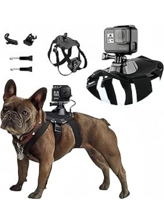 سترة سرج للكلاب مع مشابك تثبيت ناعمة قابلة للتعديل للكلاب الصغيرة والمتوسطة والكبيرة لجوبرو 12 11 10 9 8 7 6 5 4 3 لكاميرا دي جيه اي اوسمو بوكيت من ووجيربلو - Image 1