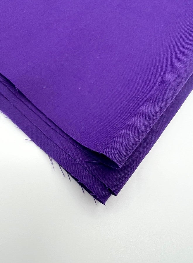 EOVEA - Cotton Polyester Fabric by The Yard - 60" Wide Broadcloth Fabric, Soft, Lightweight & Breathable Material for Lining, Curtains, Bedding, Skirts, Sewing Projects (Purple, 1 Yard) - Image 3