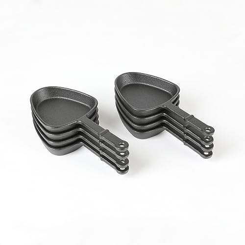 HAWOK Pre-seasoned Triangle Shape Mini Raclette Grill Pans, Barbecue Cheese Melt Pans, Mini Grill Cheese Pans, Raclette Dishes(8 pcs) - Image 1