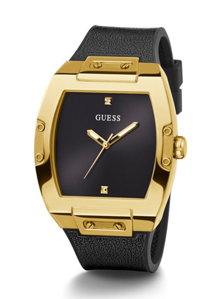 GUESS Men's Analog Tonneau Shape Silicone Wrist Watch GW0386G3 - 43 Mm - Image 3