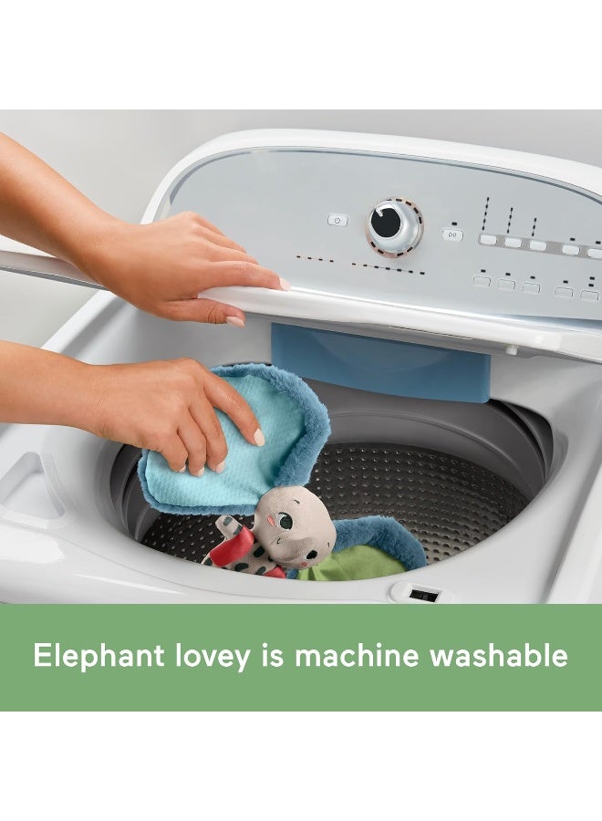 ​Baby Sensory Toy Planet Friends All Ears Lovey, Plush Elephant For Newborns Ages 3+ Months