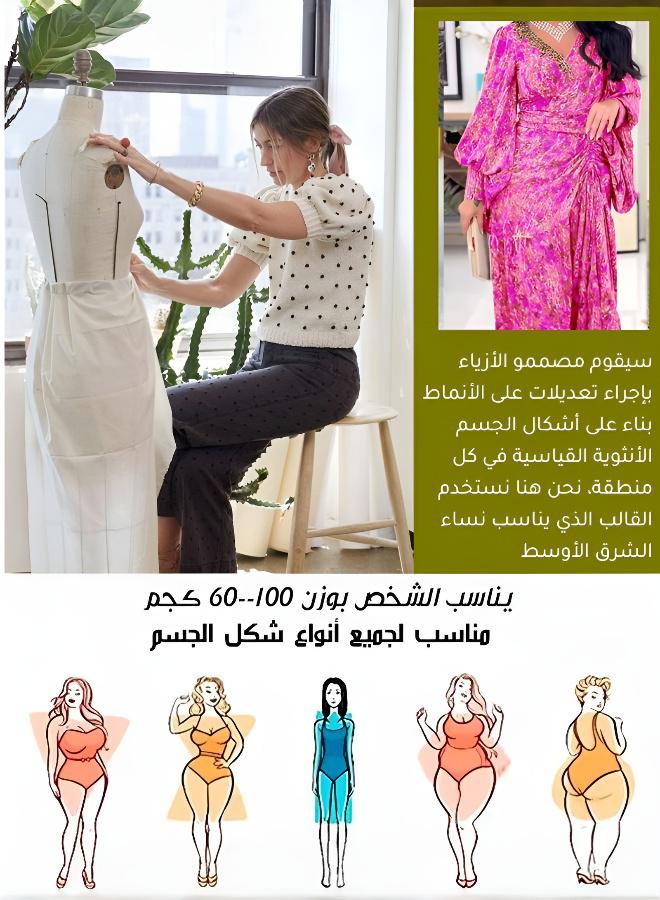 فستان أنيق بنمط زهور ورقبة على شكل V - Image 4