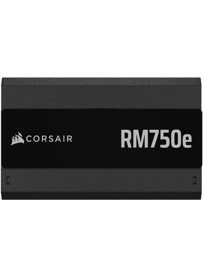 CORSAIR RM1000e 1000W 80+ Gold Fully Modular ATX 3.1 Power Supply, PCIe 5.1 Ready with 600W 12V-2x6 Cable, Low Noise Zero RPM Fan Mode, Compact 140mm Design, Rifle Bearing Fan, 105°C Rated Capacitors, Black | CP-9020297-UK - Image 5