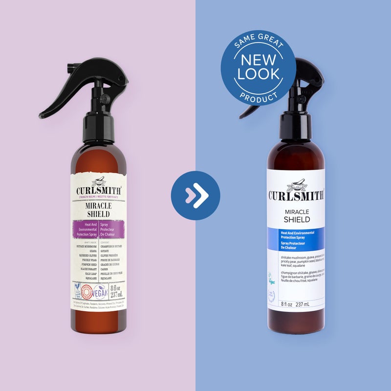 CURLSMITH درع المعجزة - رذاذ حماية متعددة للتجاعيد، رذاذ حماية من التلوث للشعر، لجميع أنواع التجاعيد، نباتي وخالي من القسوة - قد يختلف التعبئة - Image 5