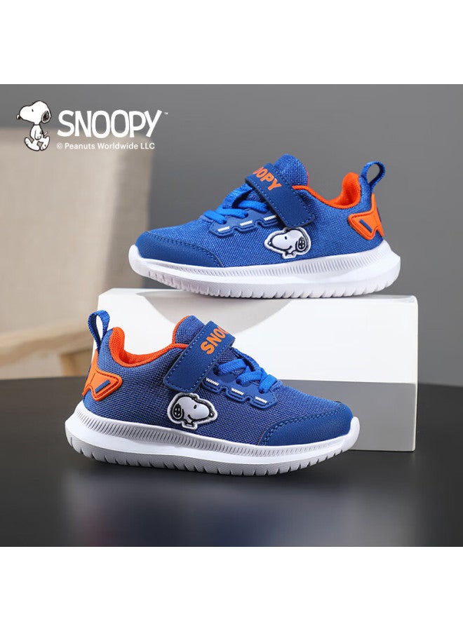 Snoopy Boys' Sports Shoes, Children's Lightweight Running Shoes, Soft-soled Shoes For Older Kids, 3811 Navy Blue, Size 29 - Image 1