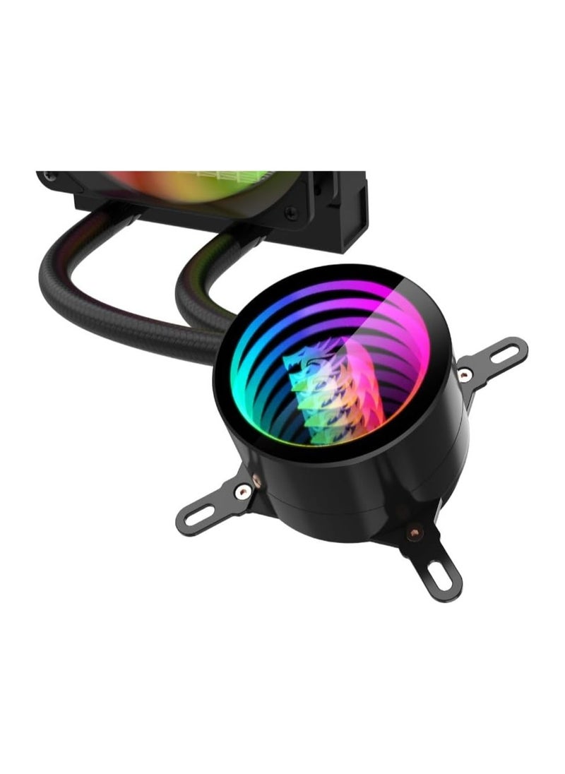 REDRAGON Redragon Water Cooler Gamer CCW-3011 ARGB 240mm - Black  - Image 4