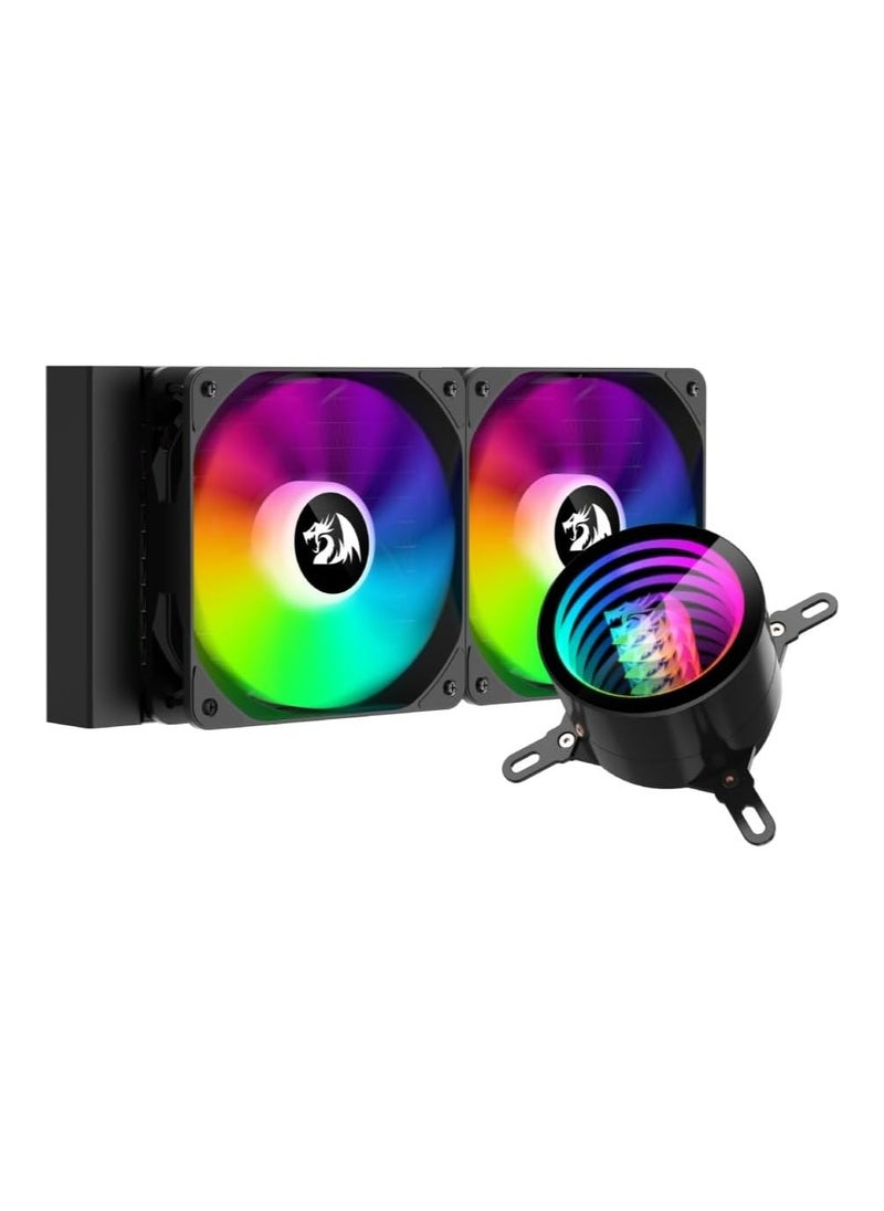 REDRAGON Redragon Water Cooler Gamer CCW-3011 ARGB 240mm - Black  - Image 3