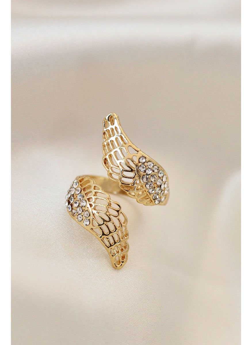 Adjustable Gold Color Metal Zircon Stone Wing Ring - pzsku/ZF8EED02A649C378C2848Z/45/_/1734763543/fc285844-2e72-4b6a-8ee6-529ec6b7cd47