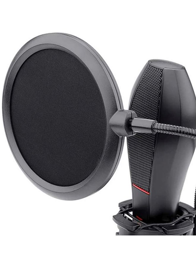 Redragon Quasar GM200 Omnidirectional USB Condenser Microphone with Tripod and Pop Filter - Image 3