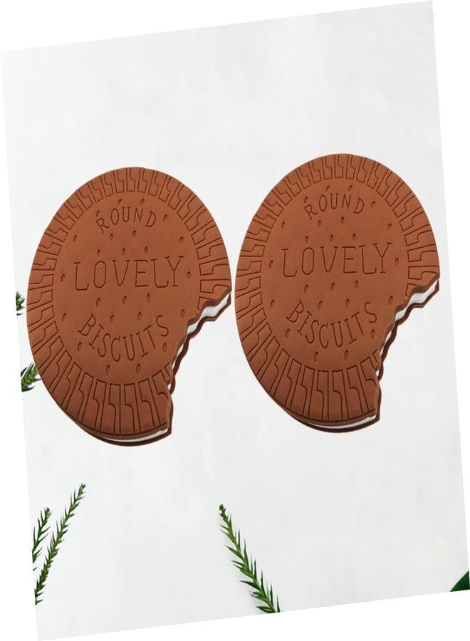 مفكرة جيبية على شكل بسكويت للأطفال والطلاب | دفتر ملاحظات للمكتب | مفكرة لطلاب الجامعات | 80 ورقة بيضاء | مفكرة جيبية برائحة البسكويت - Image 4