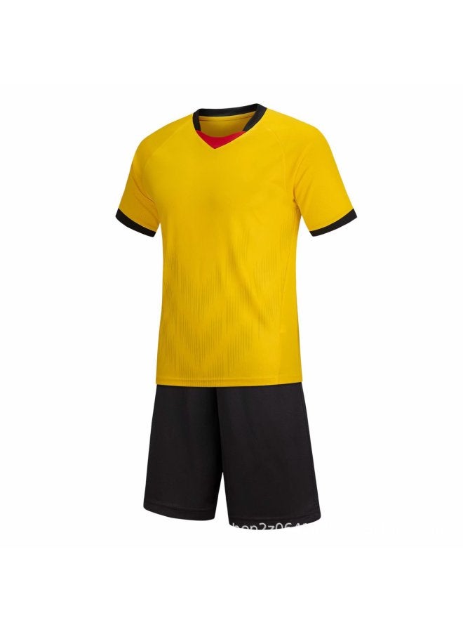 Yellow Short Sleeve Football Jersey - Image 1
