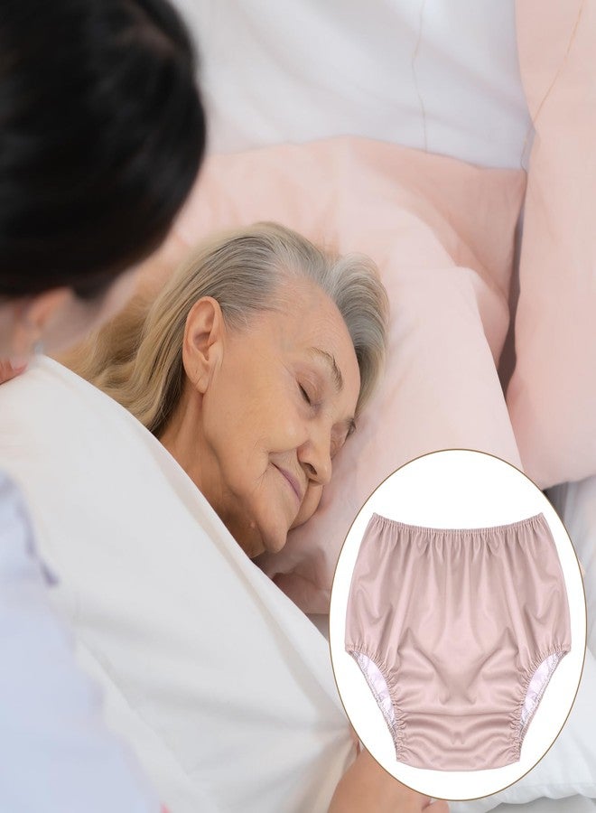 Breathffy بريثفي 6 قطع ملابس داخلية للكبار مانعة للتسرب لسلس البول للنساء والرجال، سراويل داخلية قابلة للغسل، أغطية حفاضات بلاستيكية قابلة لإعادة الاستخدام لذوي الاحتياجات الخاصة وكبار السن وفترة ما بعد الولادة (ألوان متنوعة، مقاس كبير جدًا) - Image 2