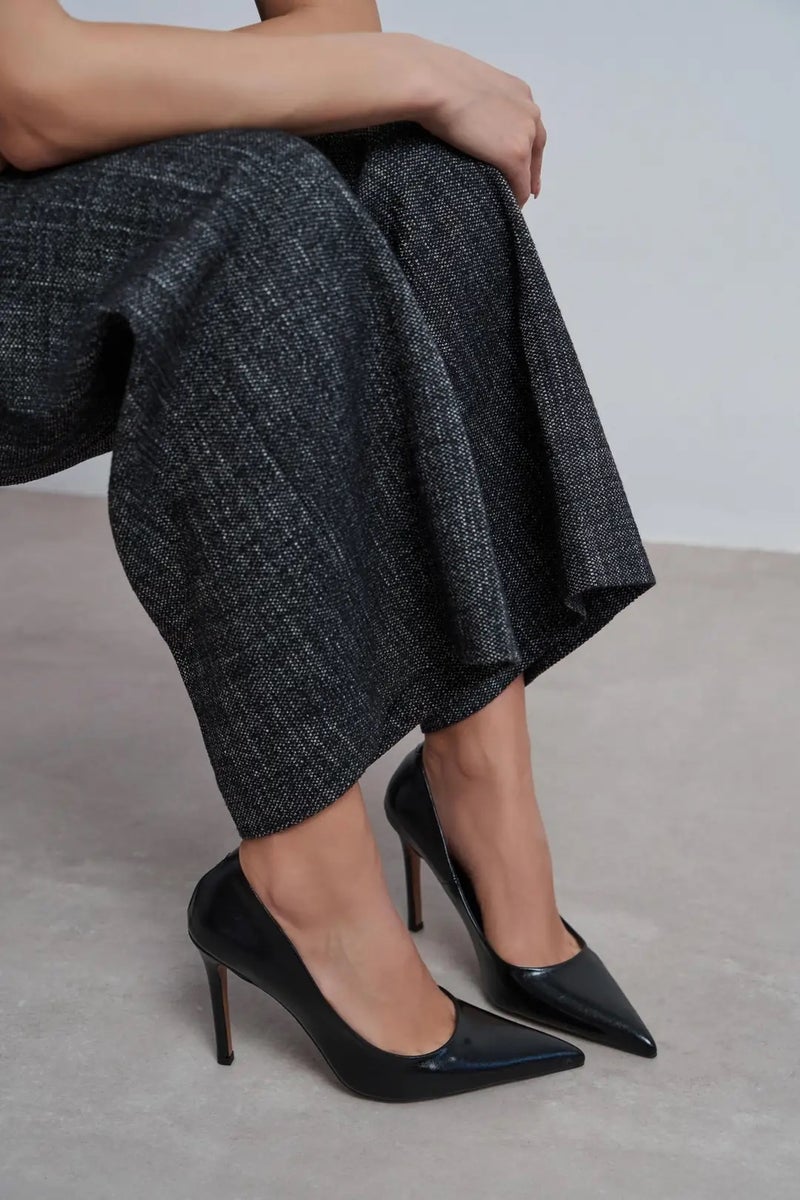 Nisantasi Shoes Lunara Pointed Toe Stiletto — Black - Image 5