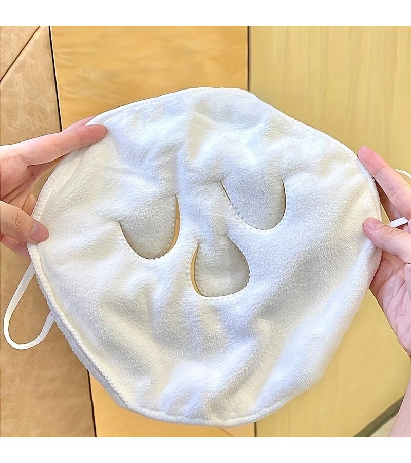 Reusable Thick Steam Facial Towel Mask 10pcs With Hooks For Sensitive Skin - Image 5