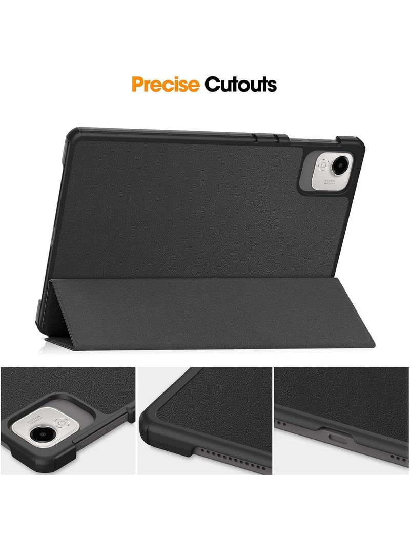 حافظة تابلت لجهاز Honor Pad X9a بحجم 11.5 بوصة خفيفة الوزن مع حامل ثلاثي الذراعين حافظة ذكية مضادة للصدمات ومقاومة للسقوط - Image 5