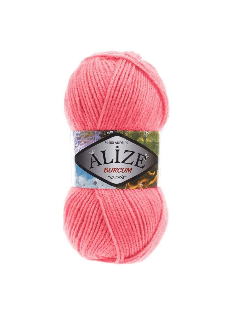 ALIZE Burcum Klasik Acrylic Yarn 170 Dark Coral