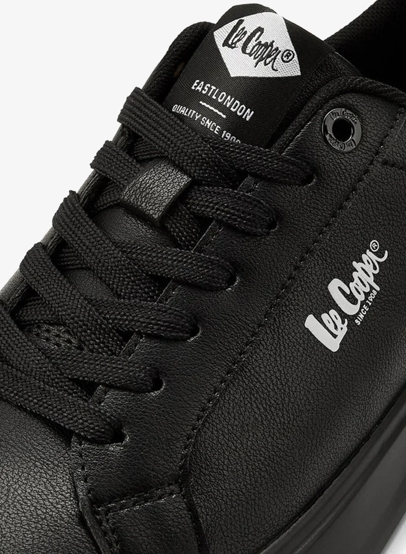 Lee Cooper Men's Solid Lace-Up Sneakers