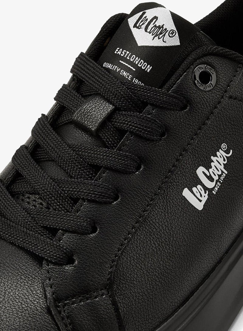 Lee Cooper Men's Solid Lace-Up Sneakers - Image 5