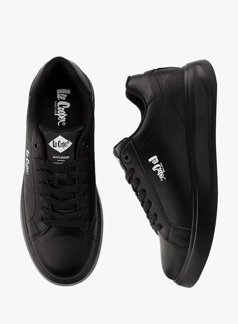 Lee Cooper Men's Solid Lace-Up Sneakers