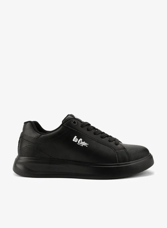 Lee Cooper Men'S Solid Lace-Up Ortholite Sneakers