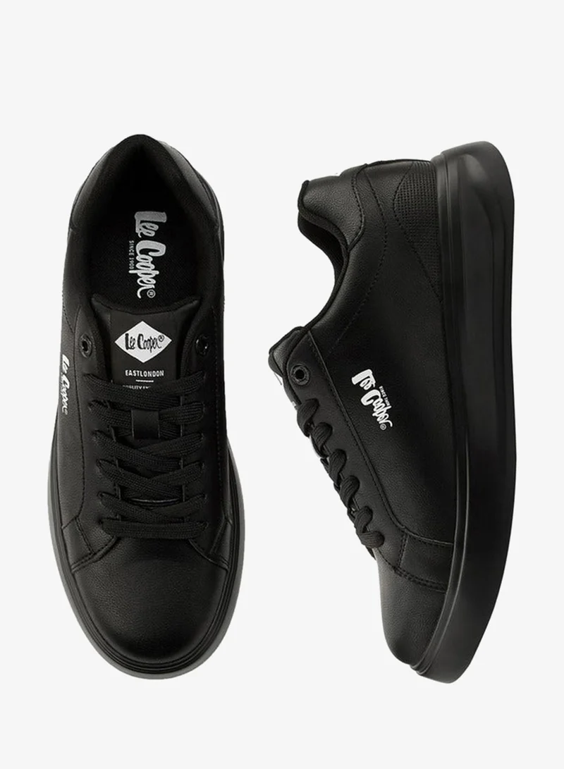 Lee Cooper Men'S Solid Lace-Up Ortholite Sneakers