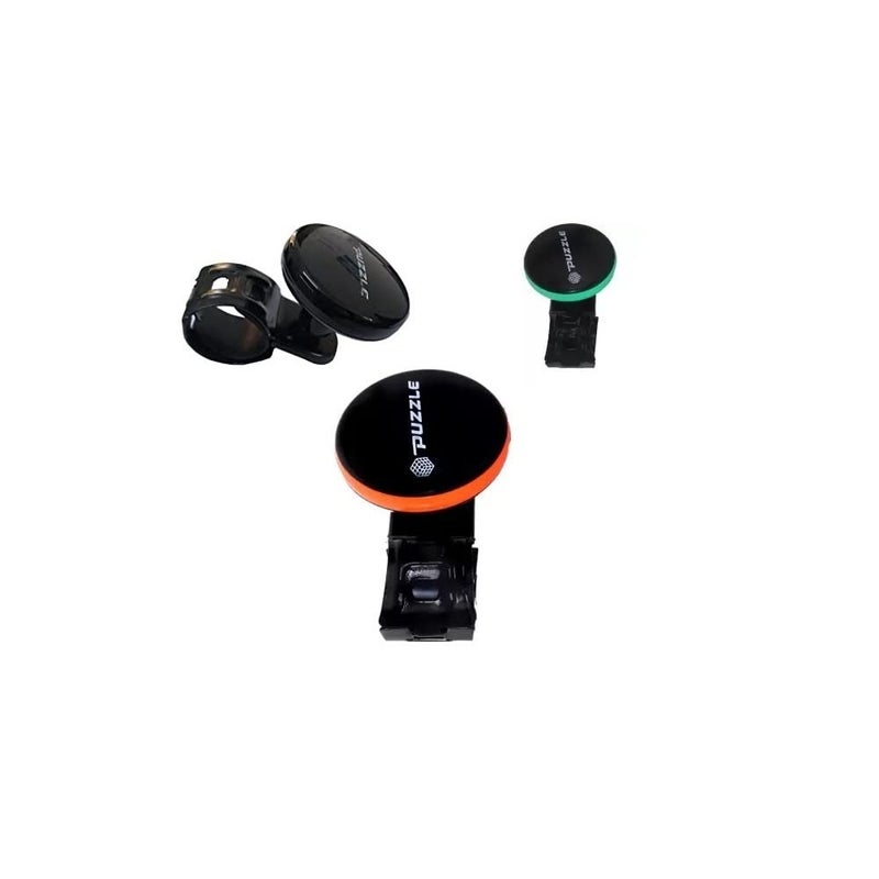 SPREADX Stylish Strong Car Steering Wheel knob Black Metal Universal with Random coloured Ring 1 pcs suitable for Innova Hycross - Image 2