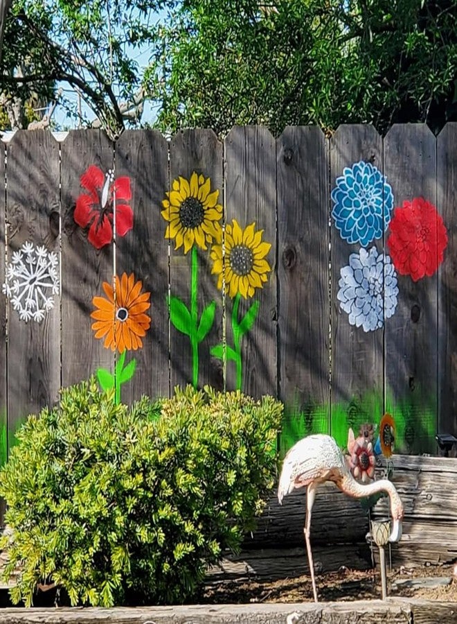 zosylley Large Stencils Flower 9p/14" - Image 3