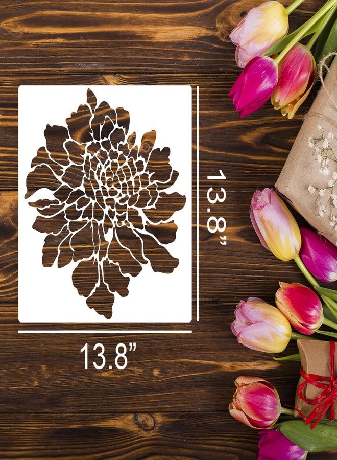 zosylley Large Stencils Flower 9p/14" - Image 2