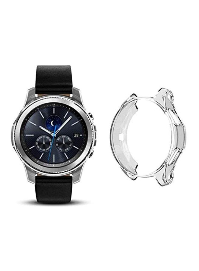 NIBEMINENT Protective Case Cover For Samsung Galaxy SM-R800 46 mm Transparent White - Image 2