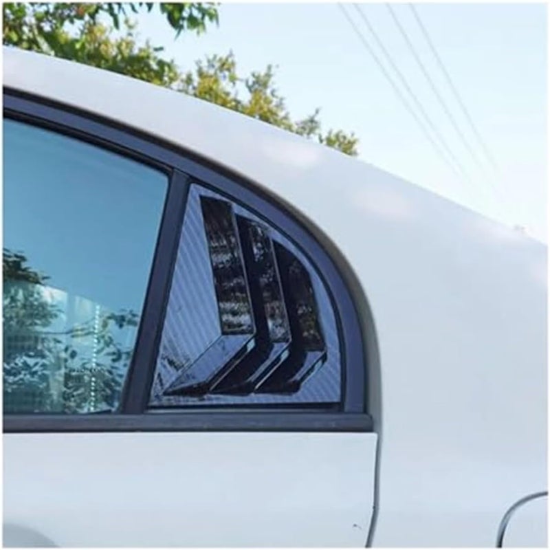 QASULER Car Rear Louver Trim Sticker for Civic 2006-2010 - Image 4