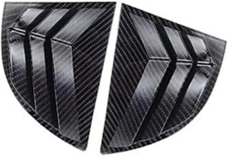 QASULER Car Rear Louver Trim Sticker for Civic 2006-2010 - Image 1