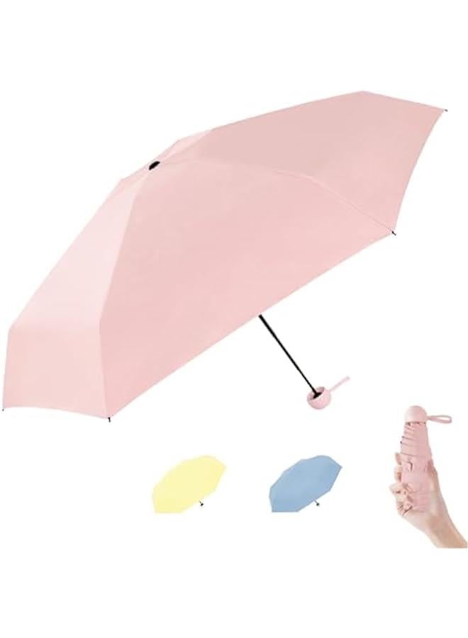 Arabest Compact UV Protection Travel Umbrella for Women and Girls - Lightweight, Portable, Folding Umbrella for Purse, Car, Backpack  - Image 1